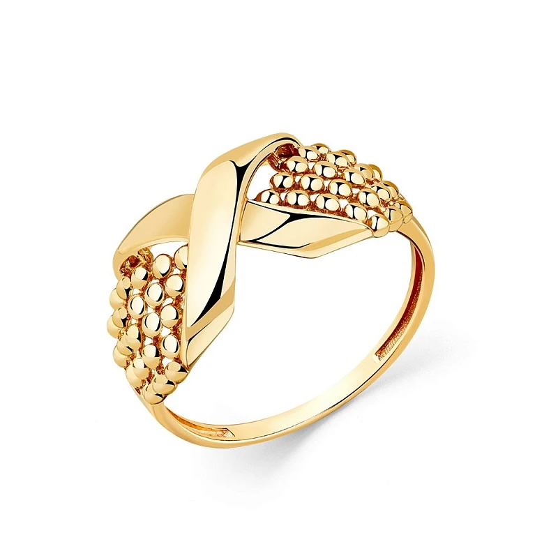 Кольцо  из красного золота