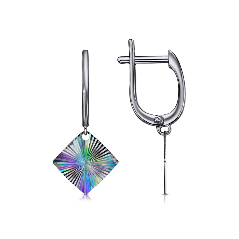 Серьги  серебряные