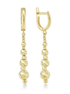 Серьги «MOSTAR JEWELLERY» золотые