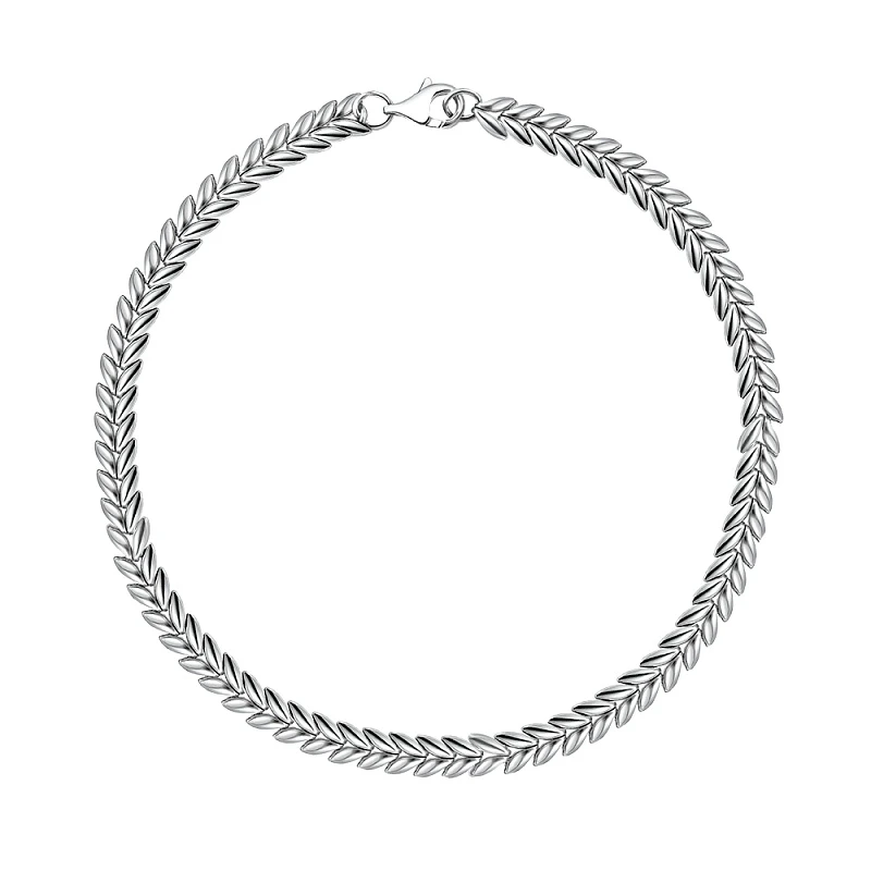 Браслет  серебряный