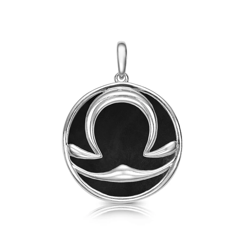 Подвеска  серебряная с агатом