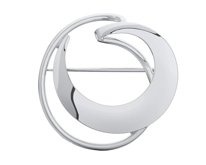 Брошь  серебряная