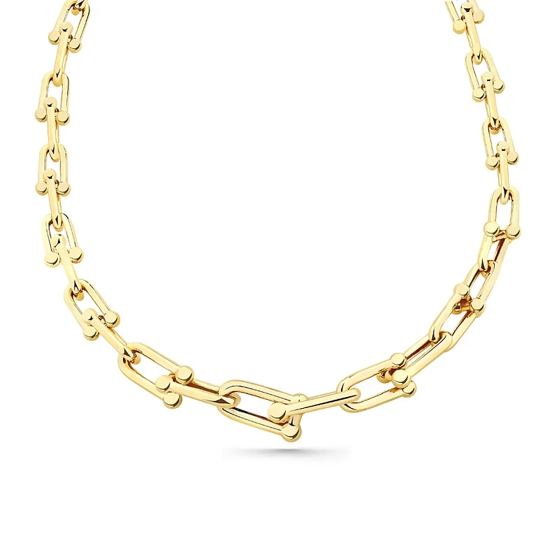 Колье  золотое