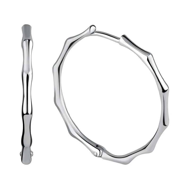 Серьги  серебряные