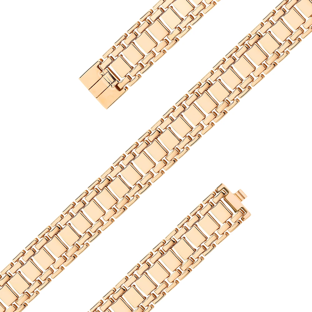 Браслет  из красного золота