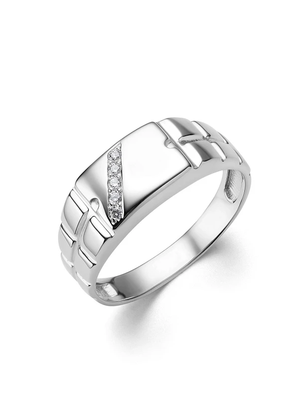 Кольцо «Статус» серебряное