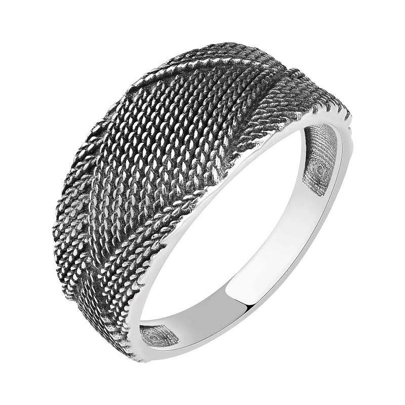 Кольцо  серебряное