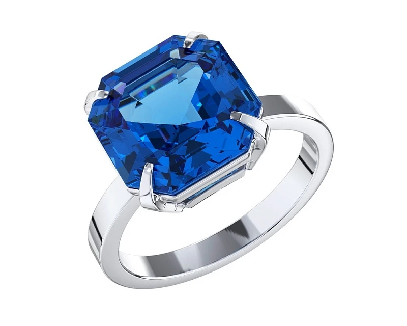 Кольцо  серебряное с фианитом