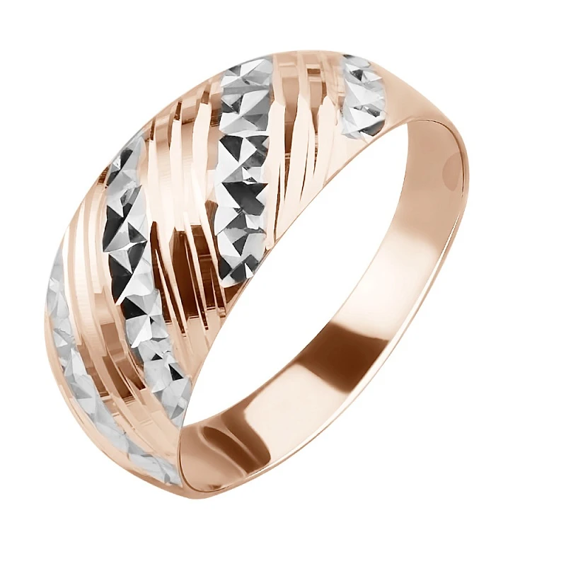 Кольцо  из красного золота