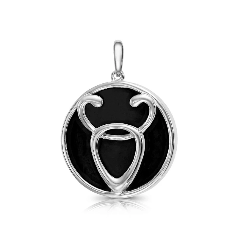 Подвеска  серебряная с агатом