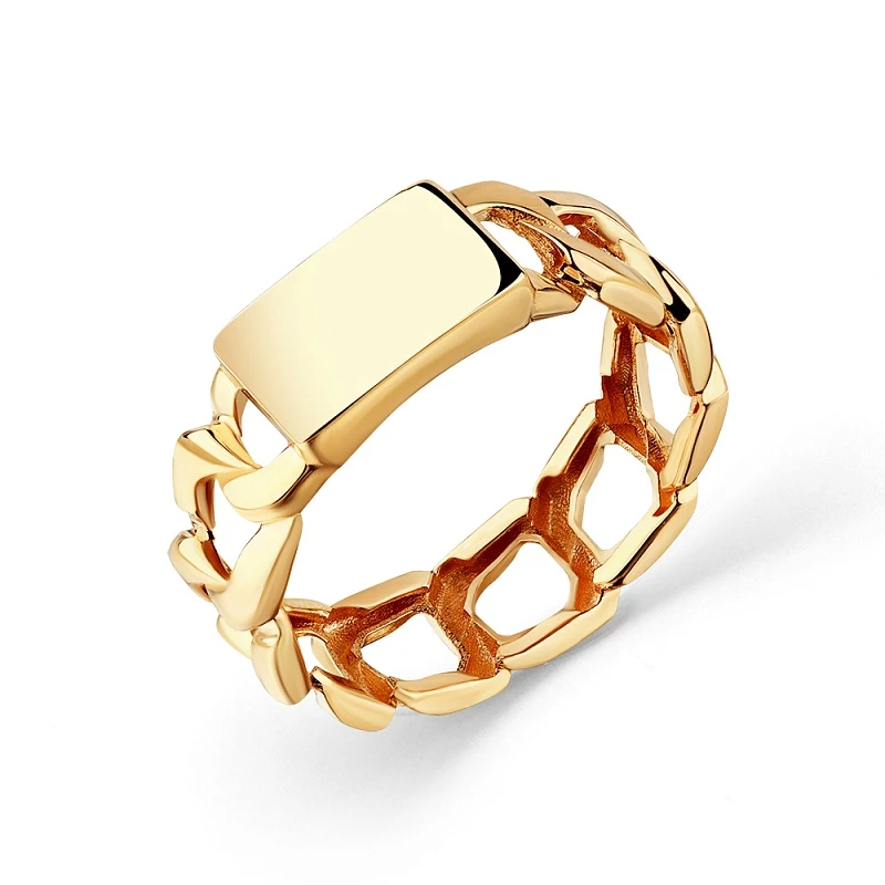 Кольцо  из красного золота