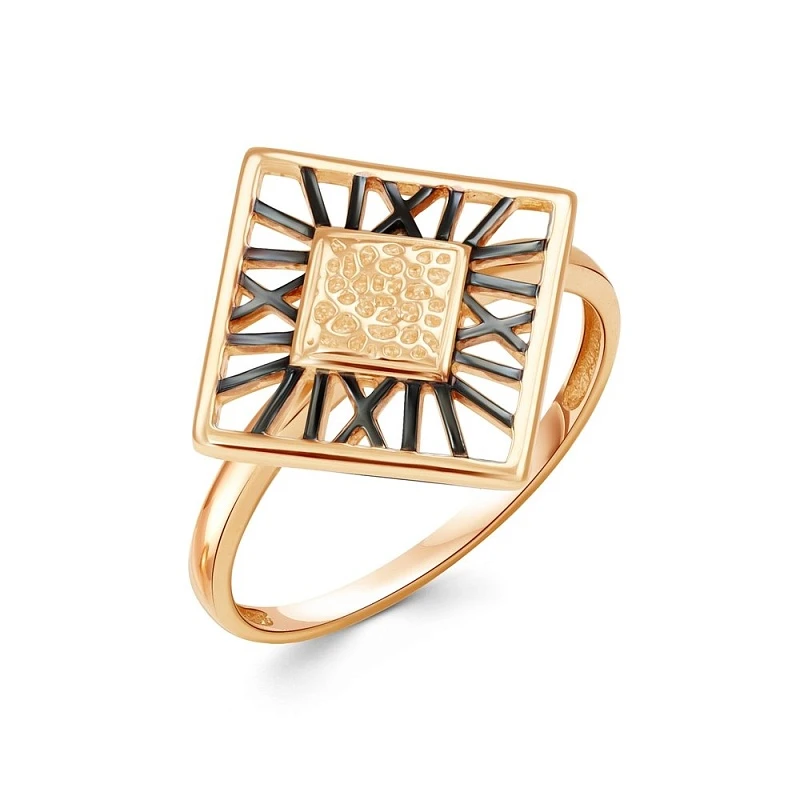 Кольцо  из красного золота