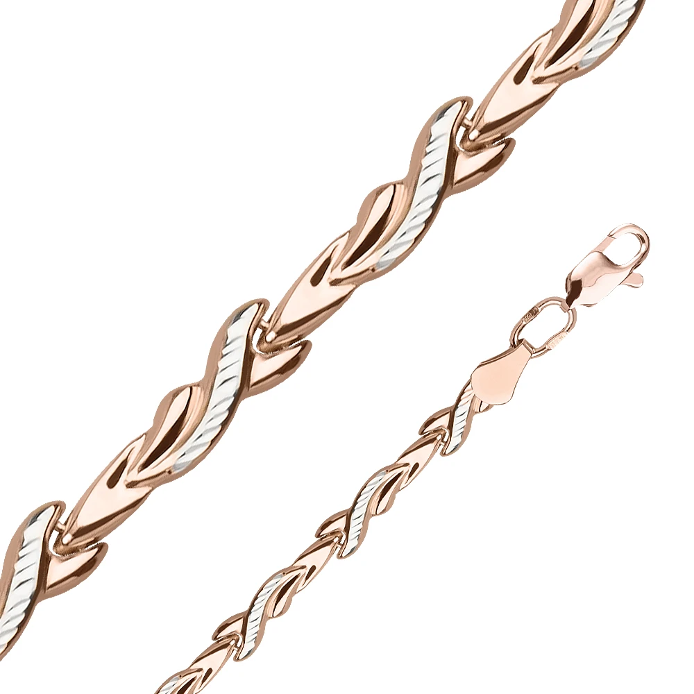 Браслет  из красного золота