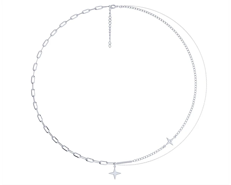 Колье  серебряное