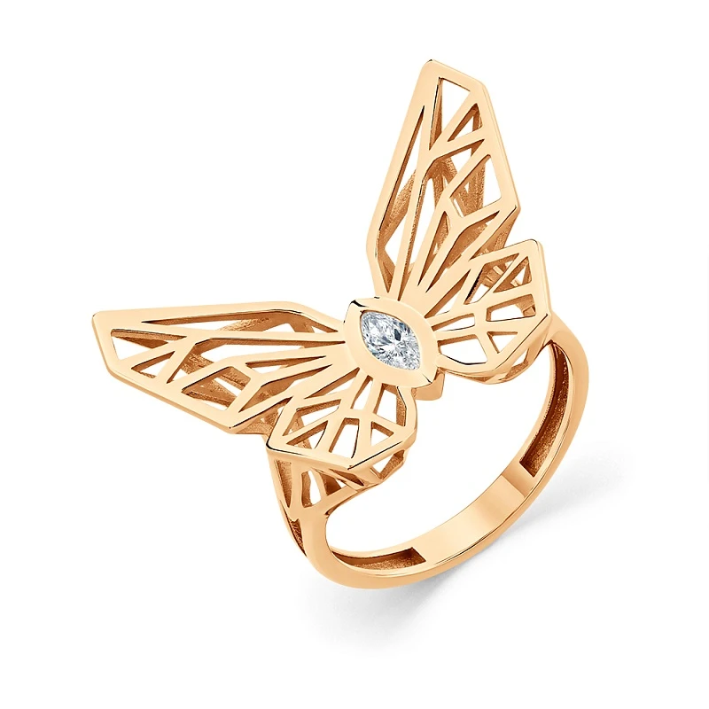 Кольцо «Мастер Бриллиант» золотое