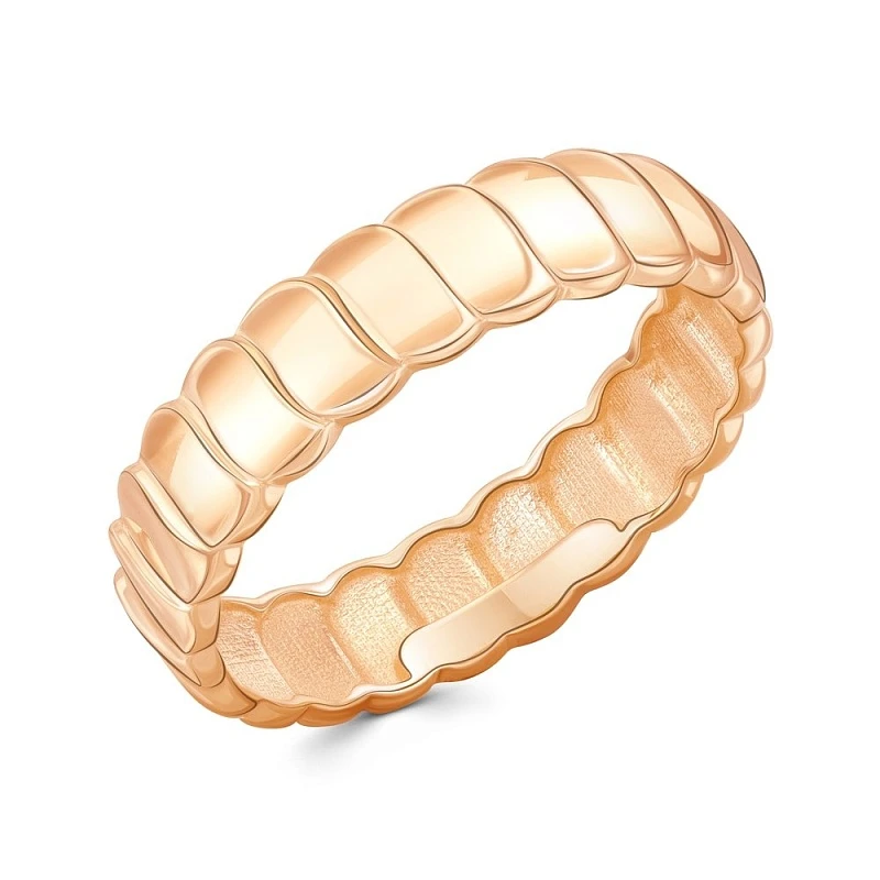 Кольцо  из красного золота