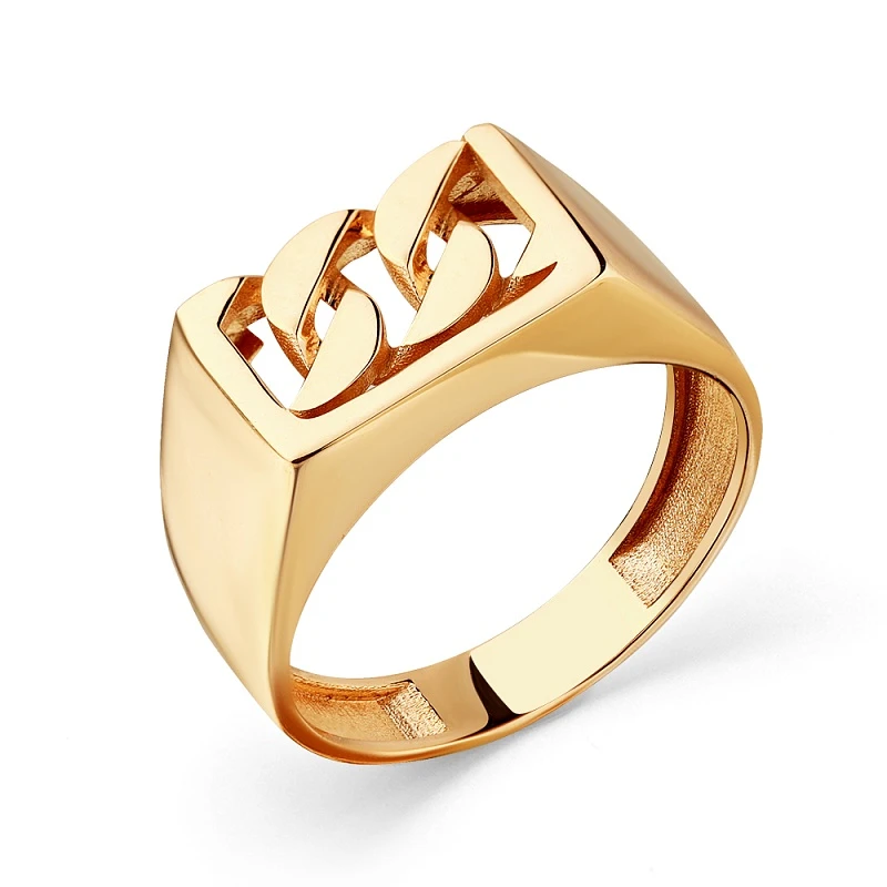 Кольцо  из красного золота