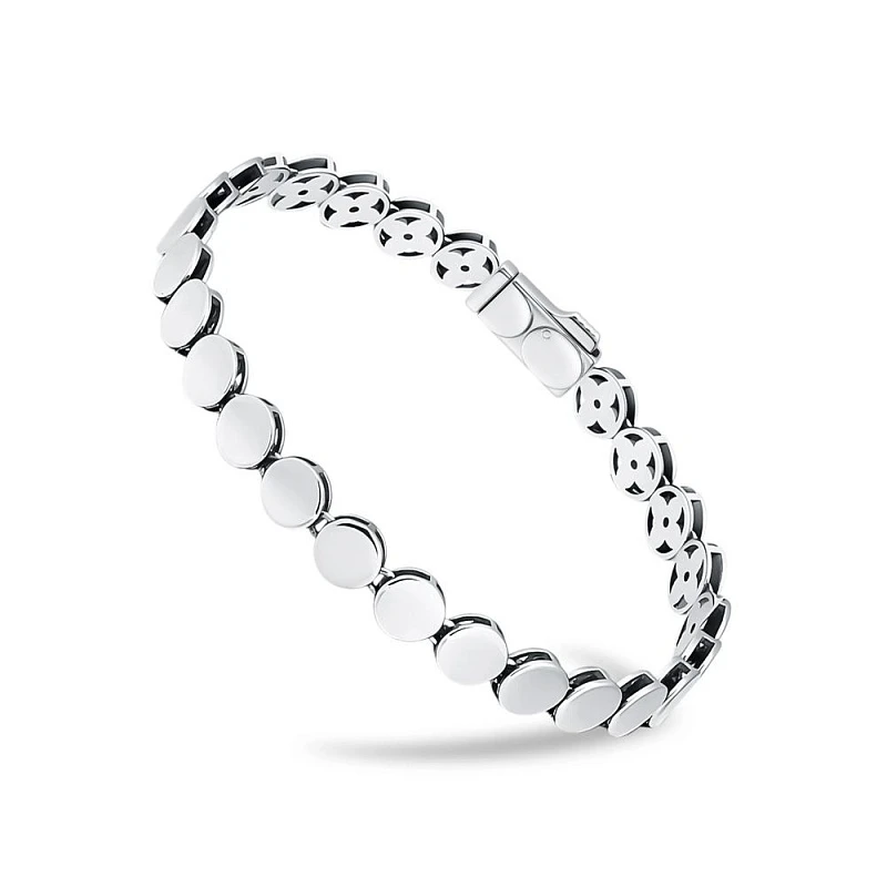 Браслет  серебряный