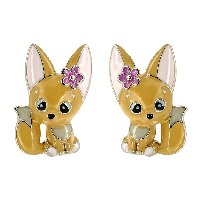 Серьги «DEWI» серебряные