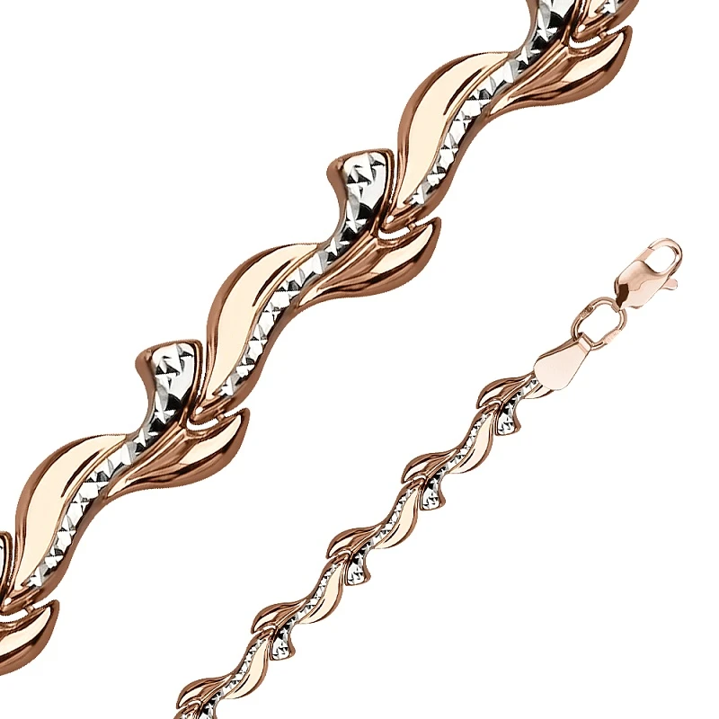 Браслет  из красного золота