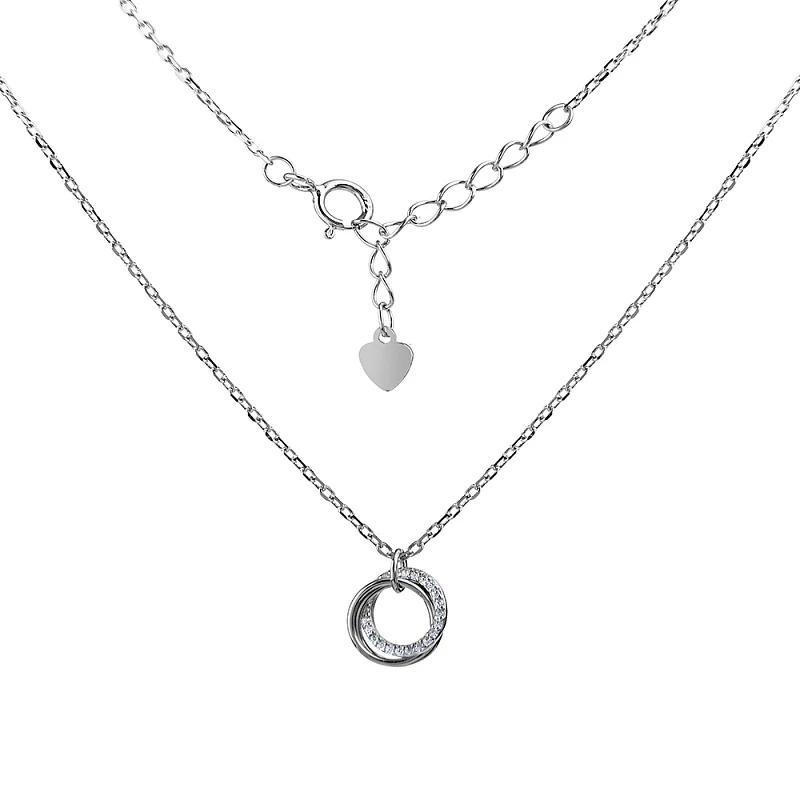 Колье  серебряное