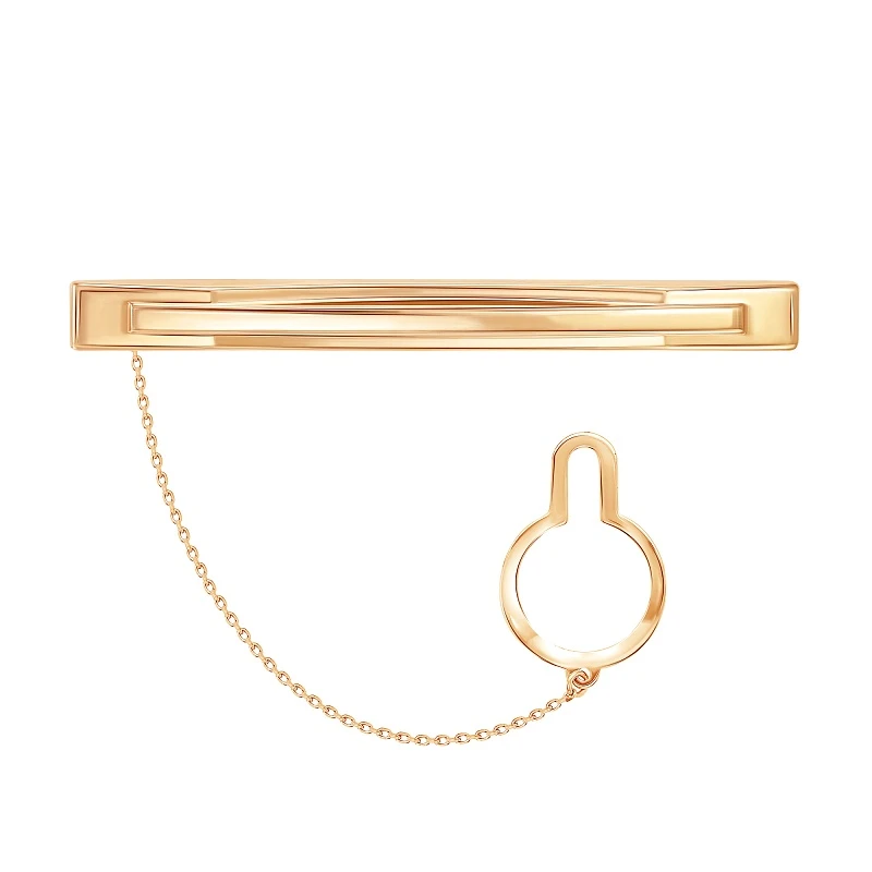 Зажим  из красного золота