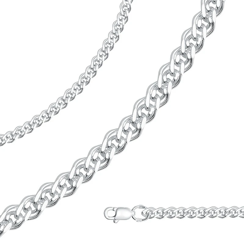 Цепь  серебряная