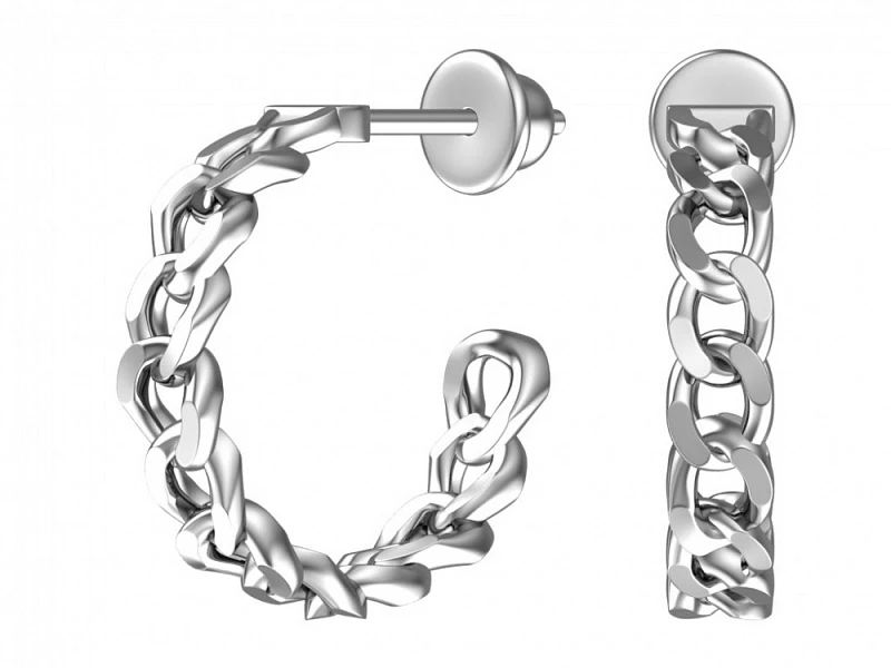 Серьги «Покровский» серебряные