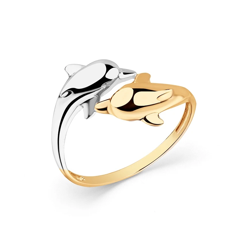 Кольцо  из красного золота