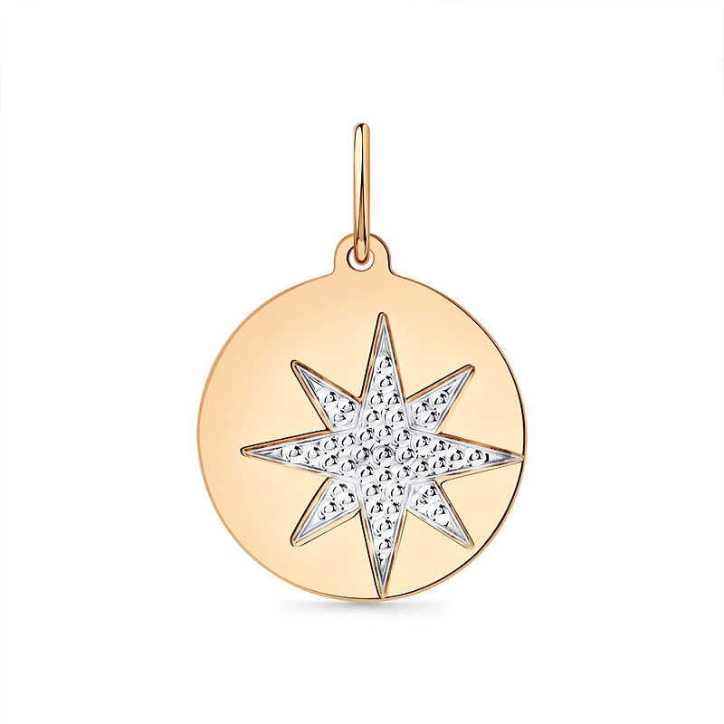 Подвеска «Мастер Бриллиант» золотая