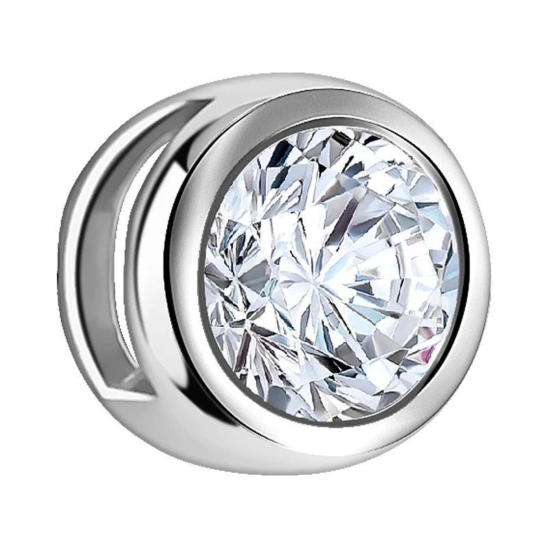 Подвеска  серебряная с фианитом