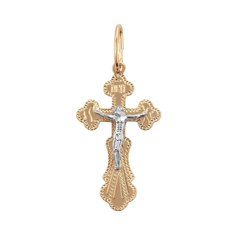 Подвеска  из комбинированного золота