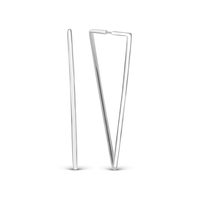 Серьги  серебряные