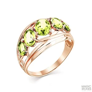 Кольцо «MAGIC STONES» золотое