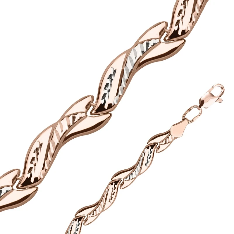 Браслет  из красного золота