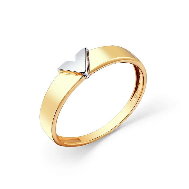 Кольцо  из красного золота