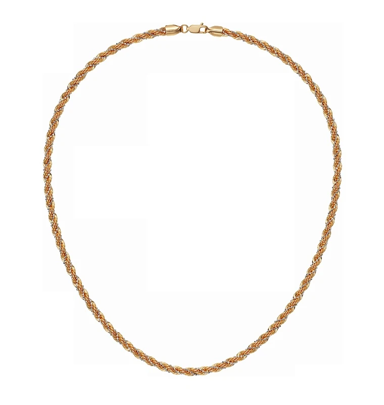 Цепь  из комбинированного золота