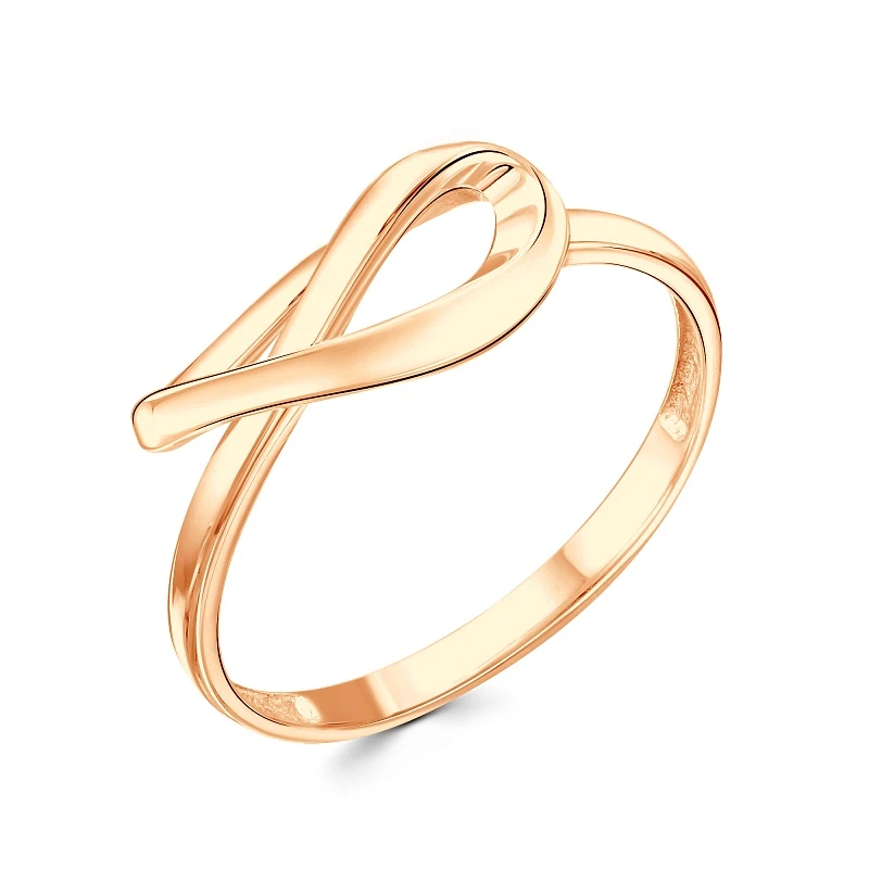 Кольцо «ZOLOTYE UZORY» из красного золота