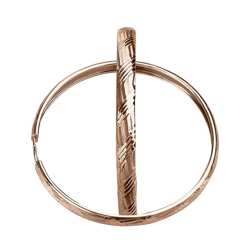 Серьги  из красного золота