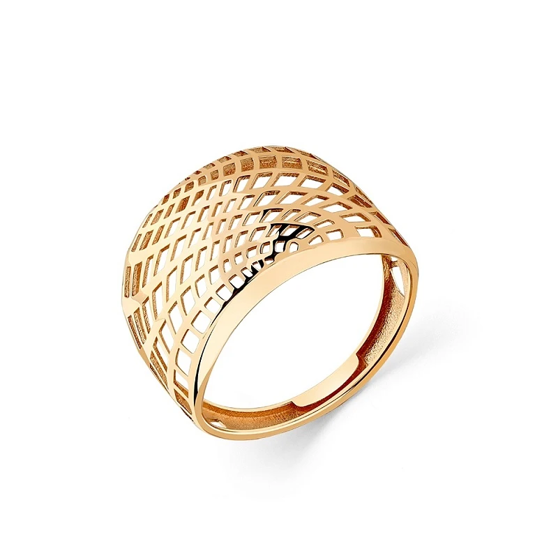 Кольцо  из красного золота