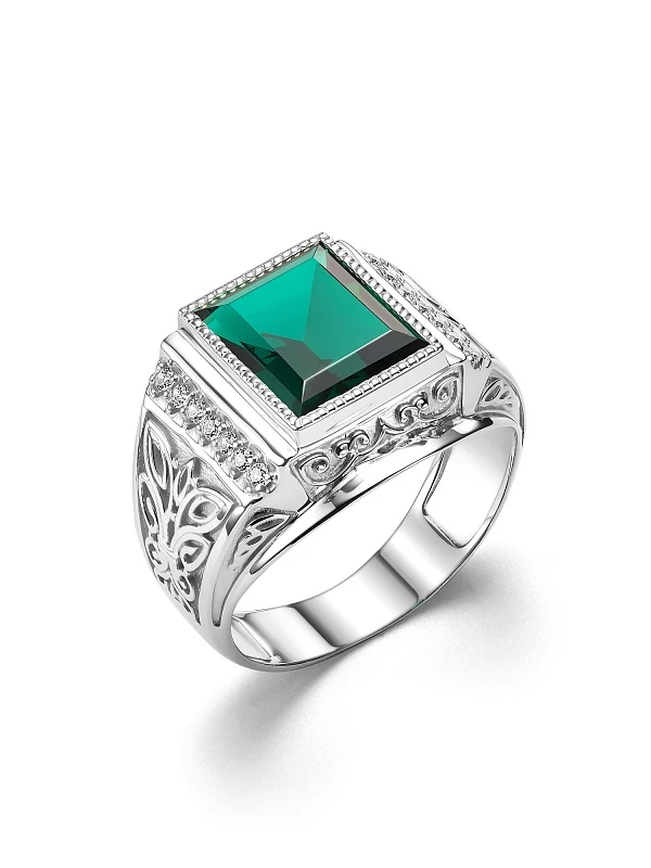 Кольцо «Статус» серебряное