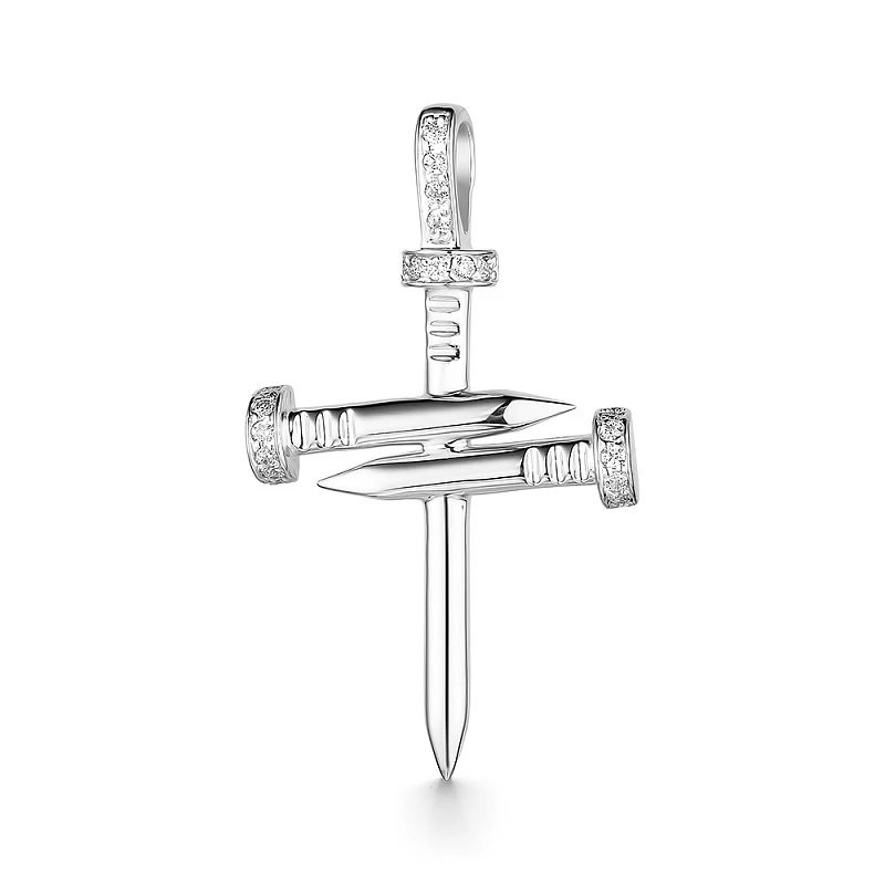 Подвеска  серебряная с фианитом