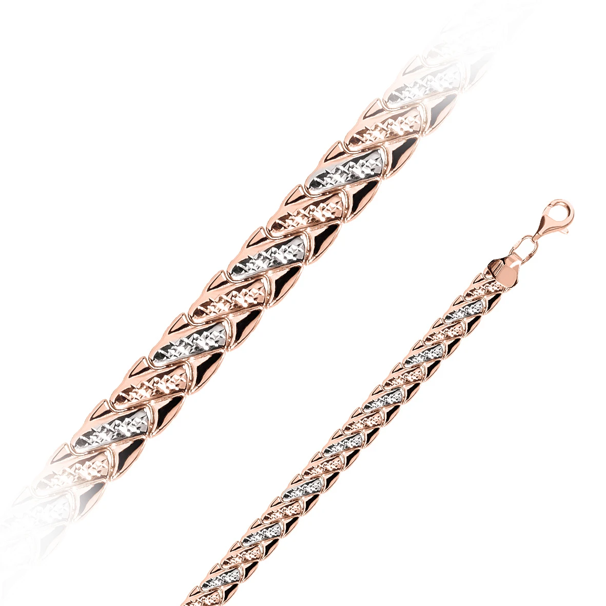 Браслет  из красного золота