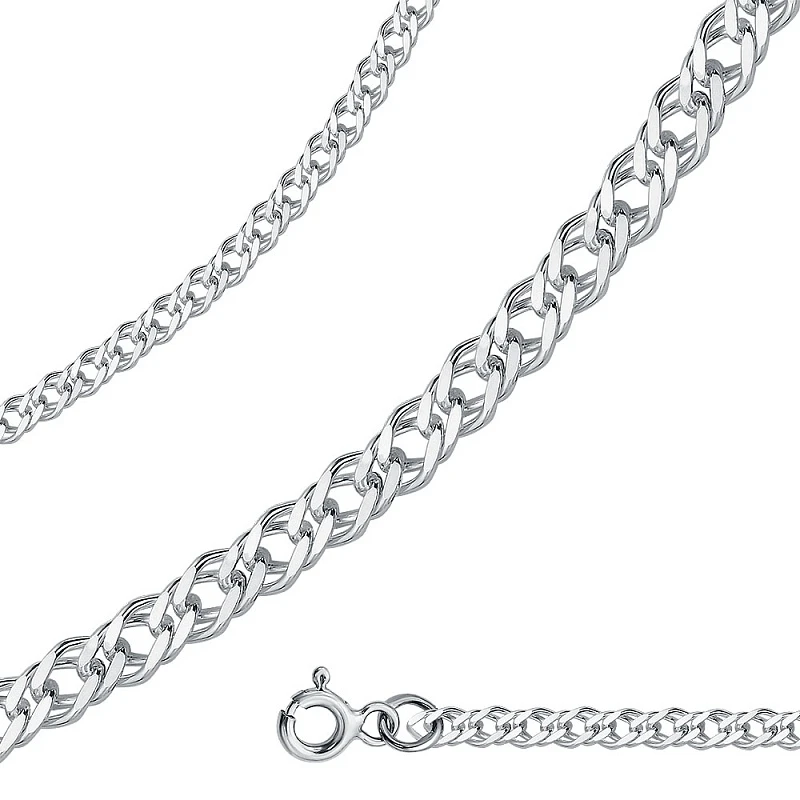 Цепь  серебряная