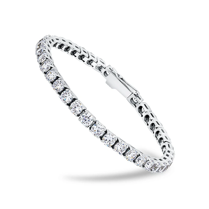 Браслет  серебряный с фианитом