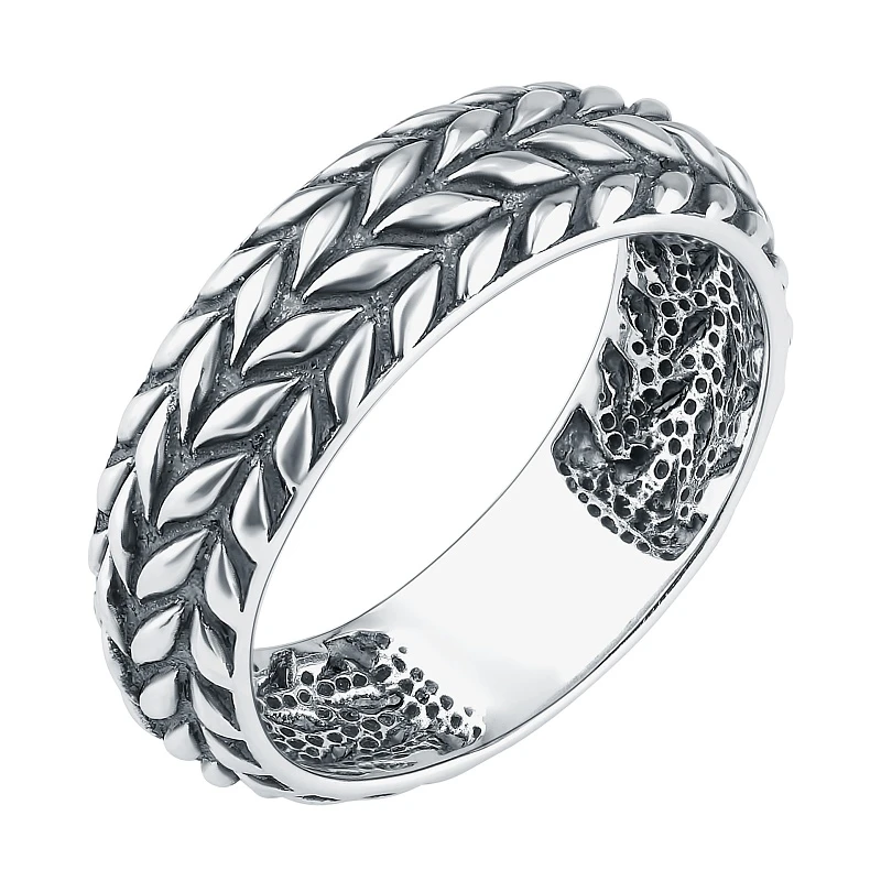 Кольцо  серебряное