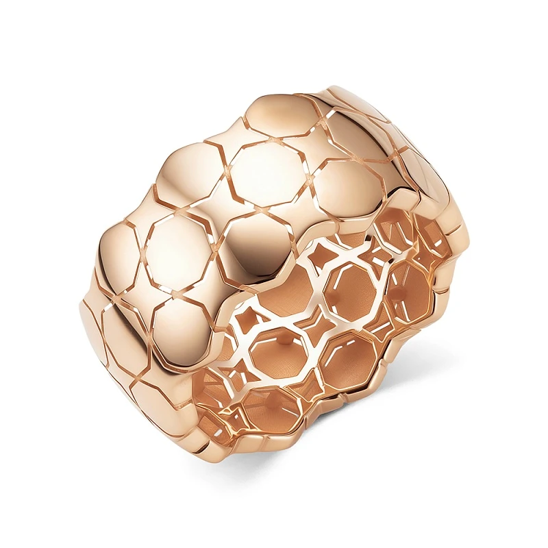 Кольцо  из красного золота