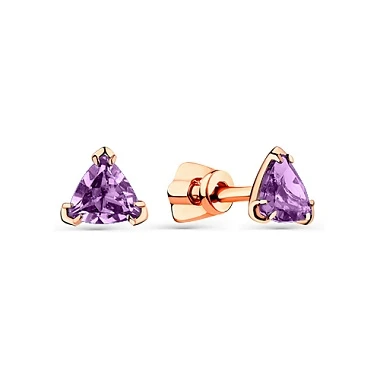 Серьги «MAGIC STONES» золотые