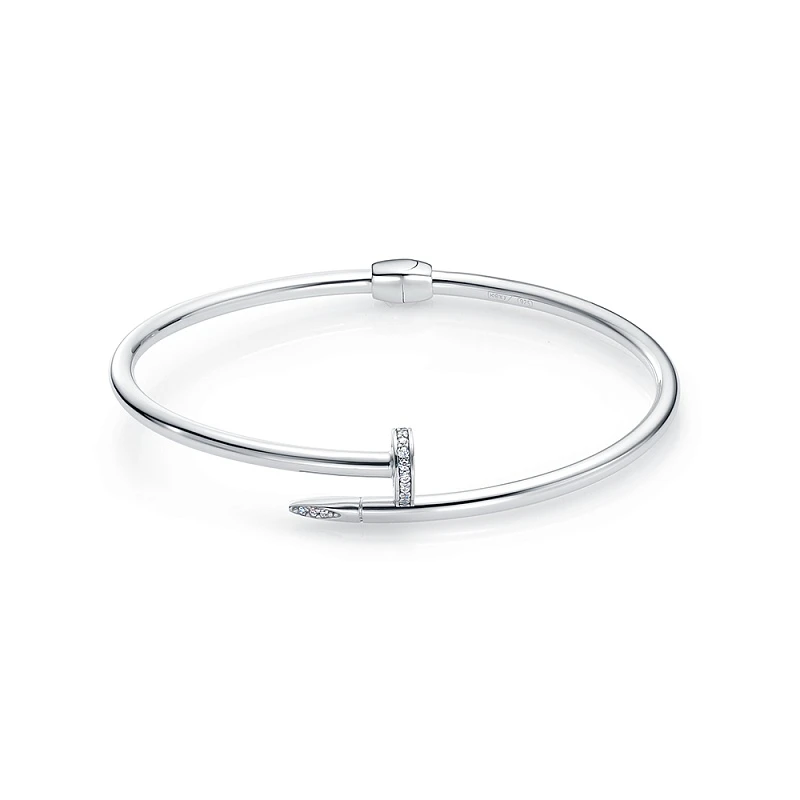 Браслет  серебряный с фианитом