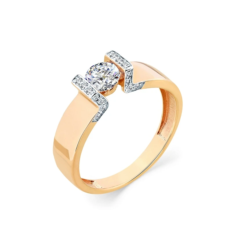 Кольцо «Мастер Бриллиант» золотое